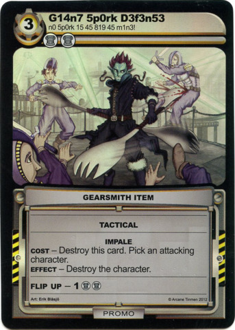 G14n7 5p0rk D3f3n53 (foil)